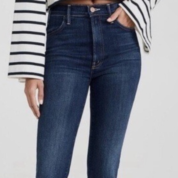 MOTHER Hustler Ankle Fray Jeans - Size 34 - Picture 1 of 6